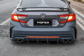 Honda Accord 10th 10.5th Gen 2018-2022 with Aftermarket Parts - Rear Bumper PP from Yofer USA